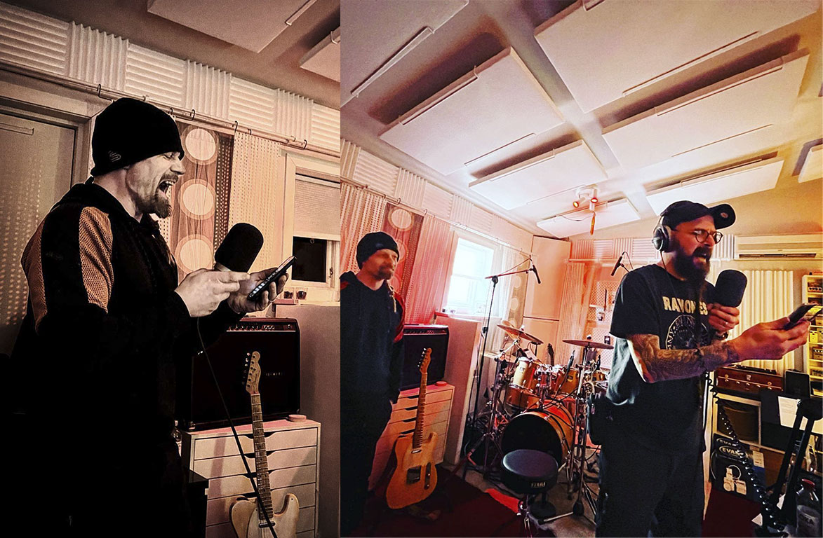 Запись песен для альбома the Deep End